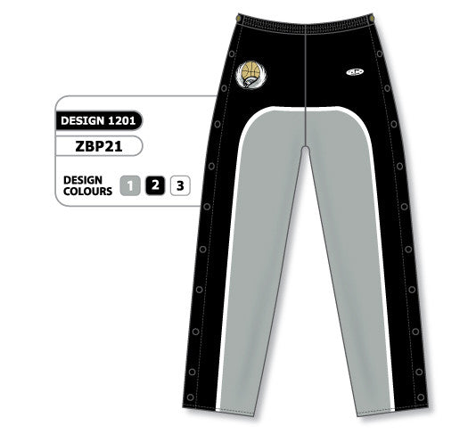 Athletic Knit Custom Sublimated Basketball Warm Up Pant Design 1201 (ZBP21-1201)